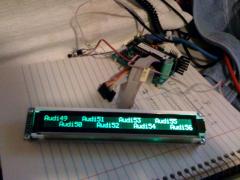 Prototype: Showing 8 channel names on one 2x40 LCD