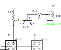 Core backlight driver circuit detail