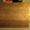 self-made Voronoi-CNC-milled PCB self-made Voronoi-CNC-milled PCB