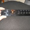 Hand drilled and engraved lexan backpanel