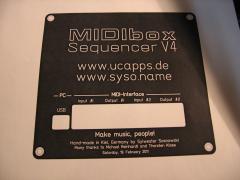 MIDIbox Seq v4 in new enclosure (back panel draft)