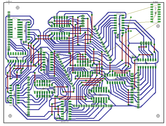 First draft DIN/DOUT PCB First draft DIN/DOUT PCB