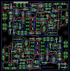 MXR stereo noise gate pcb layout with component values