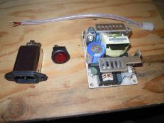 PSU Module + illuminated switch and power cable entry